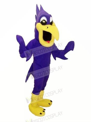 Purple Bird Mascot Costumes Cartoon
