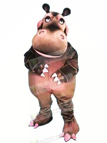 Happy Hippo Mascot Costumes Cartoon	