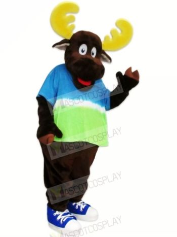 Lightweight Brown Moose Mascot Costumes