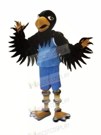 High Quality Black Hawk Mascot Costumes Adult	