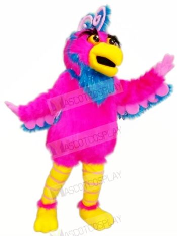 Pink Parrot Mascot Costumes Cartoon 