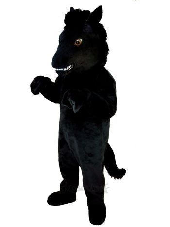 Black Stallion Horse Mascot Costume