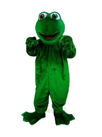 Green Frog Mascot Costume