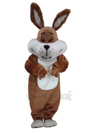 Easter Super Brown Rabbit Mascot Costume