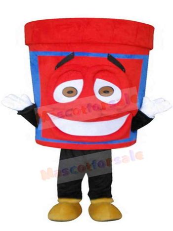 Trash Can mascot costume