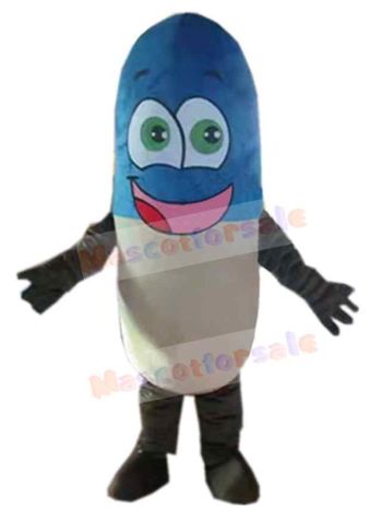 Pill mascot costume