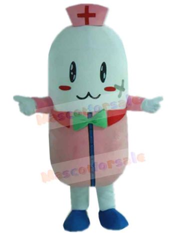 Pill mascot costume