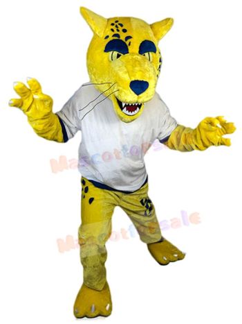 Leopard mascot costume