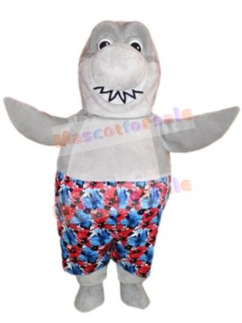 Shark mascot costume