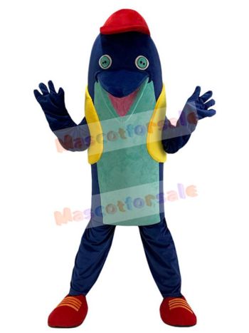 Dolphin mascot costume