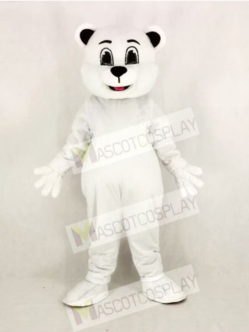 Johnnie Polar Bear Mascot Costume Cartoon