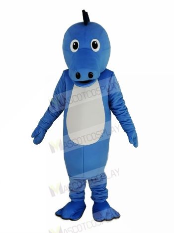 Blue Henry Seahorse Mascot Costume Animal