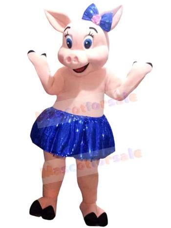 Pig mascot costume