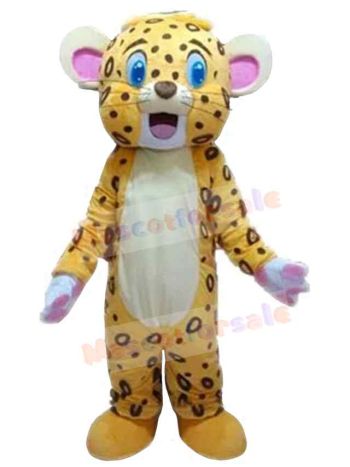 Leopard mascot costume