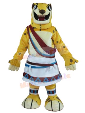 Leopard mascot costume