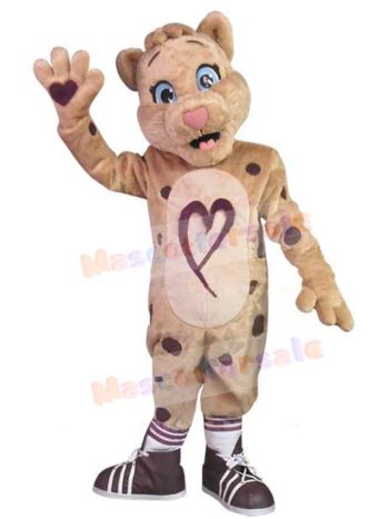 Leopard mascot costume