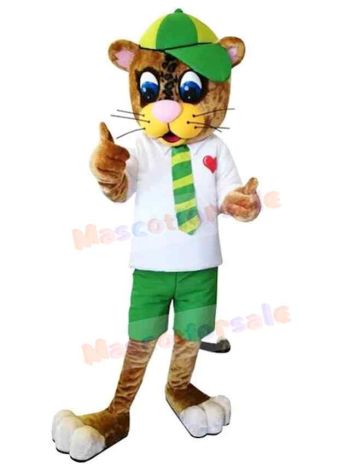 Cheetah mascot costume