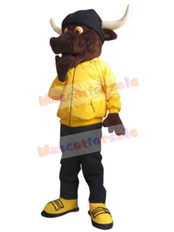 Bull mascot costume