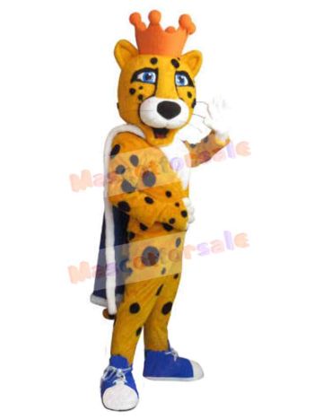 Cheetah mascot costume