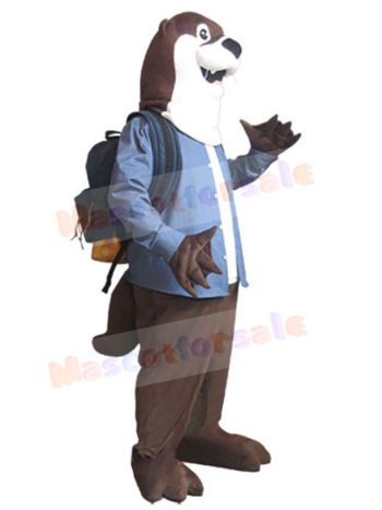 Otter mascot costume