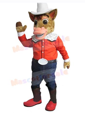 Horse mascot costume