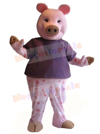 Pig mascot costume