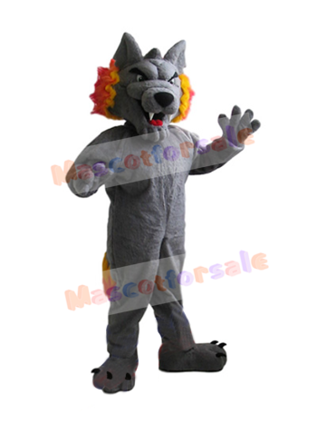 Wolf mascot costume