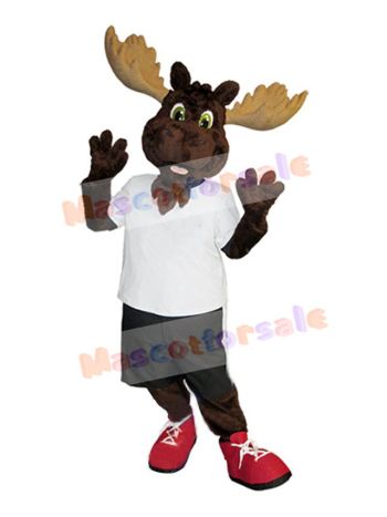 Moose mascot costume