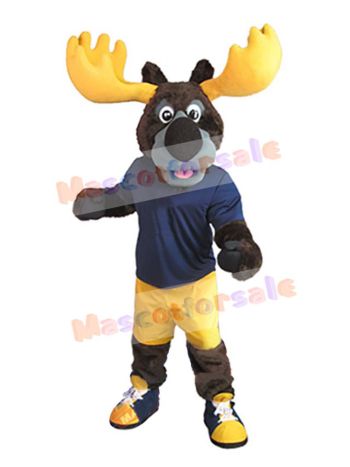 Moose mascot costume