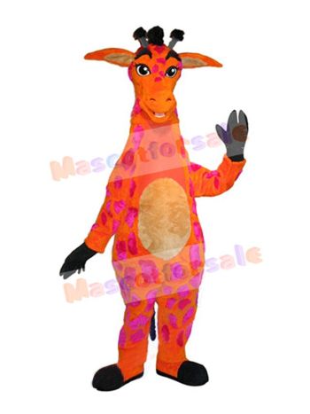 Giraffe mascot costume