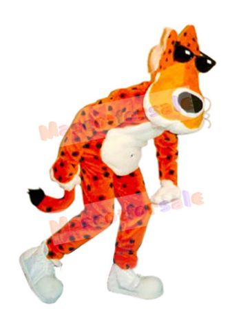 Cheetah mascot costume