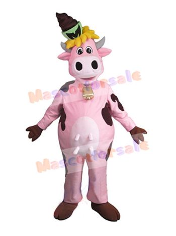 Cow mascot costume