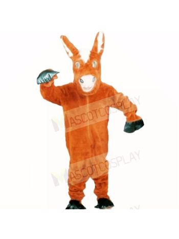Friendly Donkey Mascot Costumes Cartoon