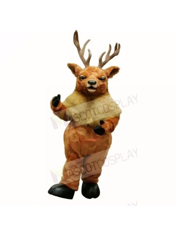 Top Quality Brown Moose Mascot Costumes Adult