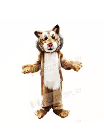 Friendly Lightweight Bobcat Mascot Costumes Adult