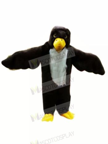 Black Bald Eagle Mascot Costumes Cartoon