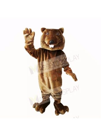 Friendly Brown Lightweight Beaver Mascot Costumes Cheap