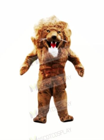 Fierce Muscular Lion Mascot Costumes	