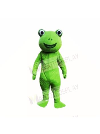 Green Frog Mascot Costumes Cartoon