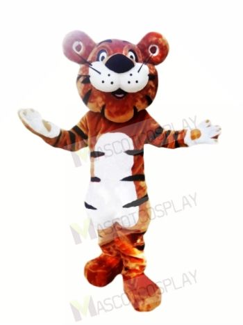 Happy Cartoon Tiger Mascot Costumes 