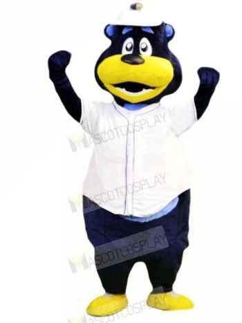 Happy Baseball Bear Mascot Costumes Cartoon
