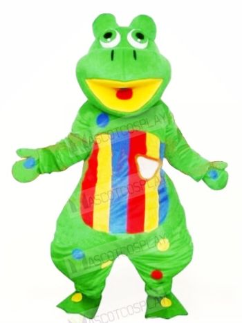 Lovely Green Frog Mascot Costumes Cheap
