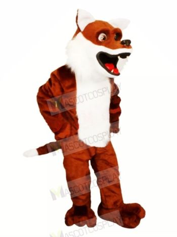 Lovely Brown Fox Mascot Costumes Cartoon