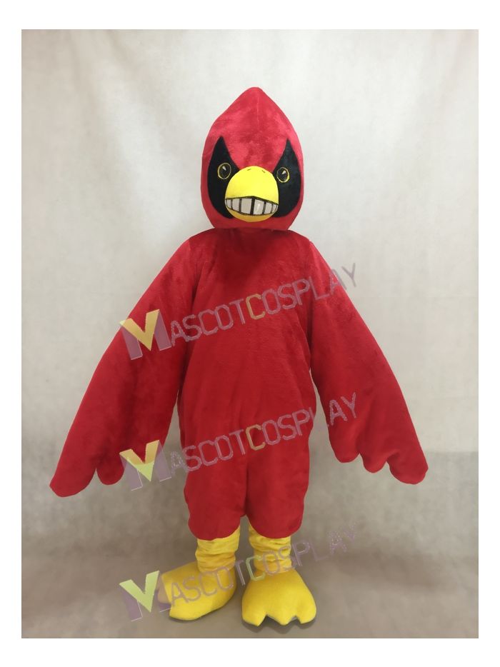 MascotCosplay | Happy Red Bird Cardinal Mascot Costume Custom & Fast ...