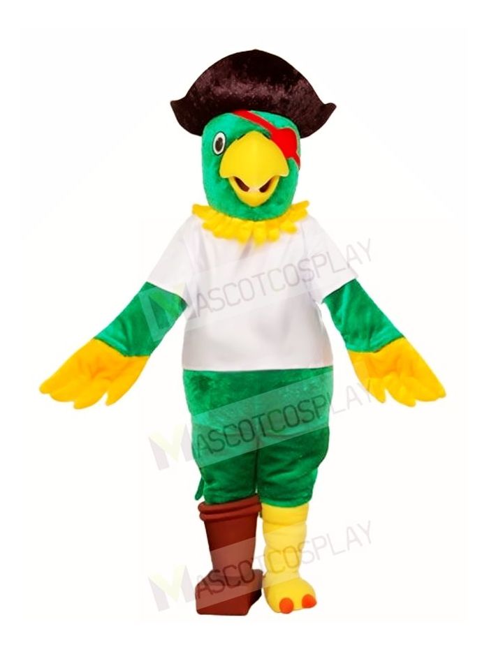 MascotCosplay | Green Pirate Parrot Mascot Costumes Bird Animal Custom ...