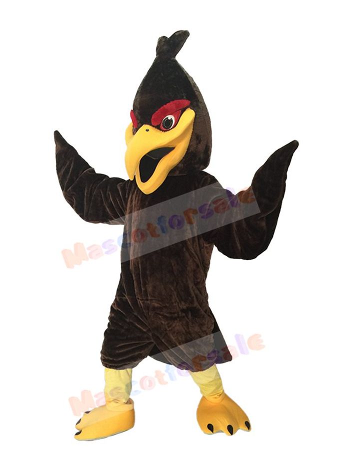 MascotCosplay | Fierce Short Hair Brown Hawk Falcon Eagle Mascot ...